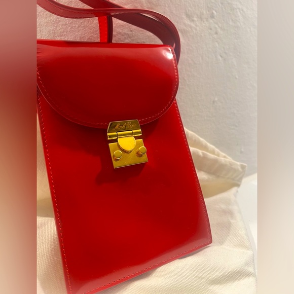 Mark Cross - Lipstick Red - Crossbody Purse - NWT - Picture 3 of 6